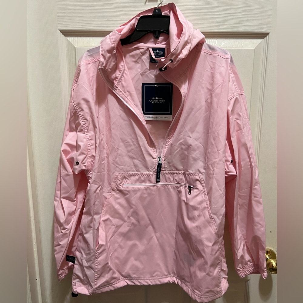 NWT Charles River Rain Jacket never worn only out of package for pictures